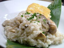 Cheese risotto