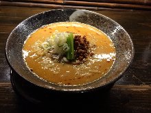 Chinese noodles in Sichuan-style sesame paste soup