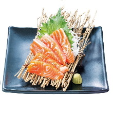 Salmon sashimi