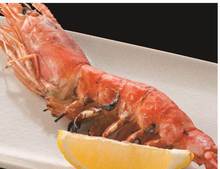 Salted and grilled prawn