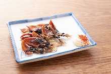 Lightly-dried firefly squid