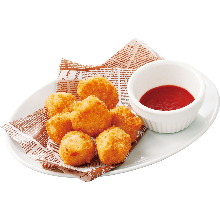 Deep-fried cheese