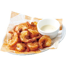 Fried small shrimp