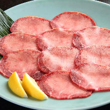 Negi tan shio (salted tongue with green onions)