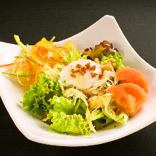 Caesar salad with slow-poached egg