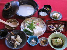 Yuba (tofu skin) shabu-shabu