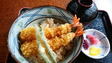 Tempura rice bowl