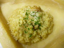 Cheese risotto