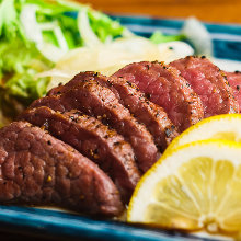 Skirt steak teppanyaki