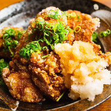 Fried chicken with grated daikon and ponzu