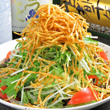 Mizuna salad