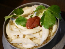 Kamameshi (pot rice)