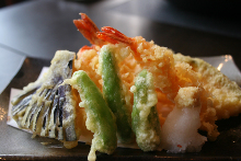 Assorted tempura