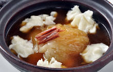 Simmered shark fin