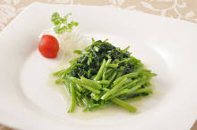 Stir-fried water spinach