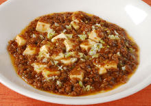 Spicy tofu and ground meat