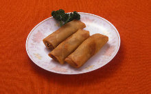 Seafood spring rolls