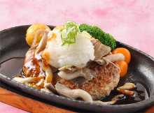 Japanese-style hamburg steak