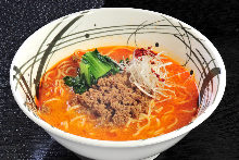 Chinese noodles in Sichuan-style sesame paste soup