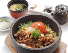 Beef rice bowl