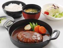 Stewed hamburg steak