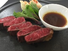 Wagyu beef steak