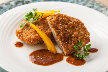 Minced meat cutlet