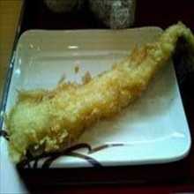 Conger eel tempura