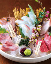 Assorted sashimi