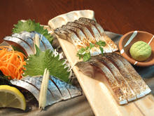 Seared pickled mackerel Seared pickled mackerel