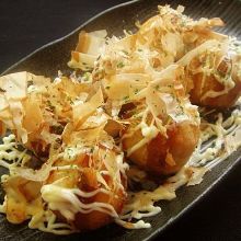 Takoyaki (octopus balls)