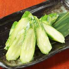 Lightly-pickled cucumber