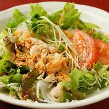 Bang bang chicken style salad