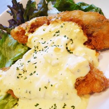 Deep-fried whitefish