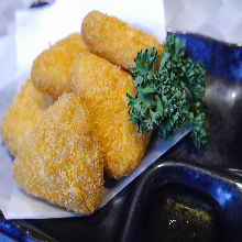 Fried camembert cheese