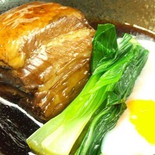 Simmered pork belly