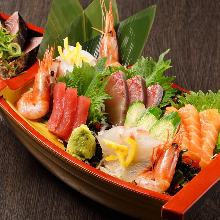 Assorted sashimi, 7 kinds