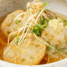 Deep-fried stuffed lotus root