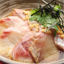 Tai chazuke (sea bream and rice with tea)