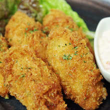 Deep-fried oysters