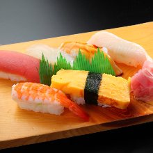 Assorted nigiri sushi