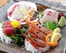 Assorted sashimi of the day