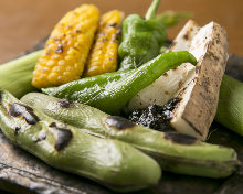 Assorted grilled vegetables