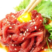 Horse meat tartare