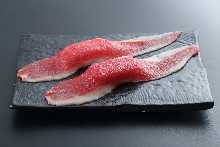 Seared domestic beef karubi Sushi