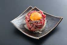 Roasted Kobe beef yukhoe