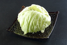 Cabbage(eat with homemade sauce
