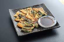 Seafood Korean pancake