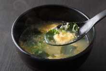 seeweed and egg soup