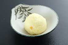 Vanilla Icecream,Yuzu sherbet,Mattcha Icecream